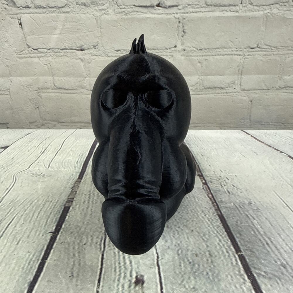 Dick Head Duck Prank Jeep Wrangler Friends 3d Printed Black PLA+ White Elephant